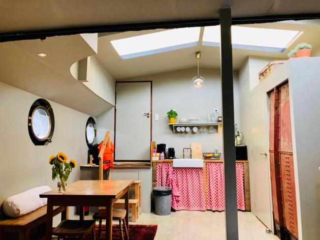 Hotel Houseboat Tante Piet à Amsterdam Extérieur photo